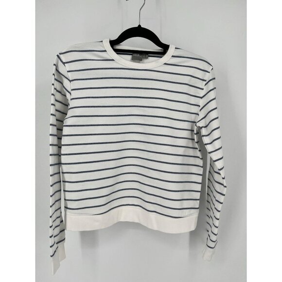 ASOS Tops - Asos Ladies Navy Stripe Jersey Knit Long Sleeve Top Size Small